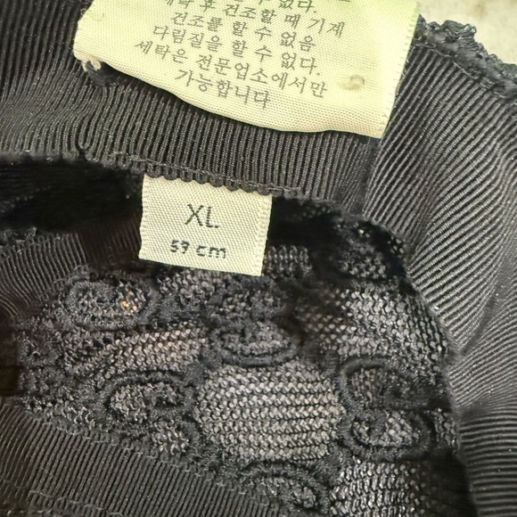 Gucci Black Lace Mesh Baseball Hat Size XL main image 8